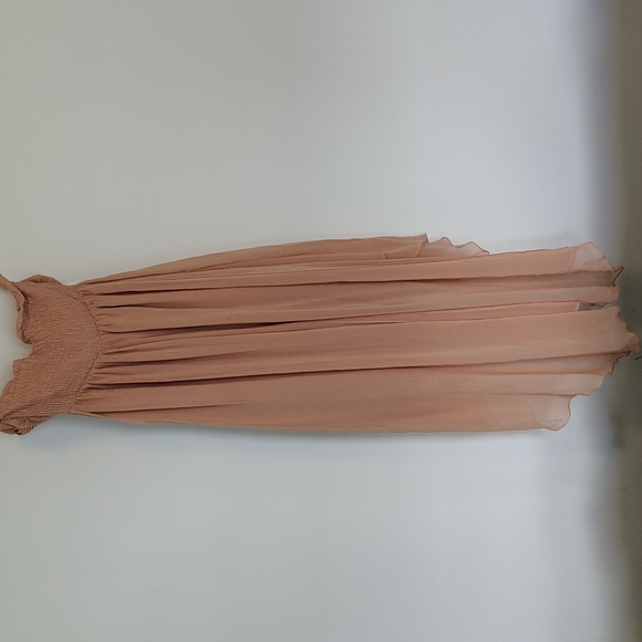 Lulu's strapless peachy nude dress size S - Picture 7 of 7